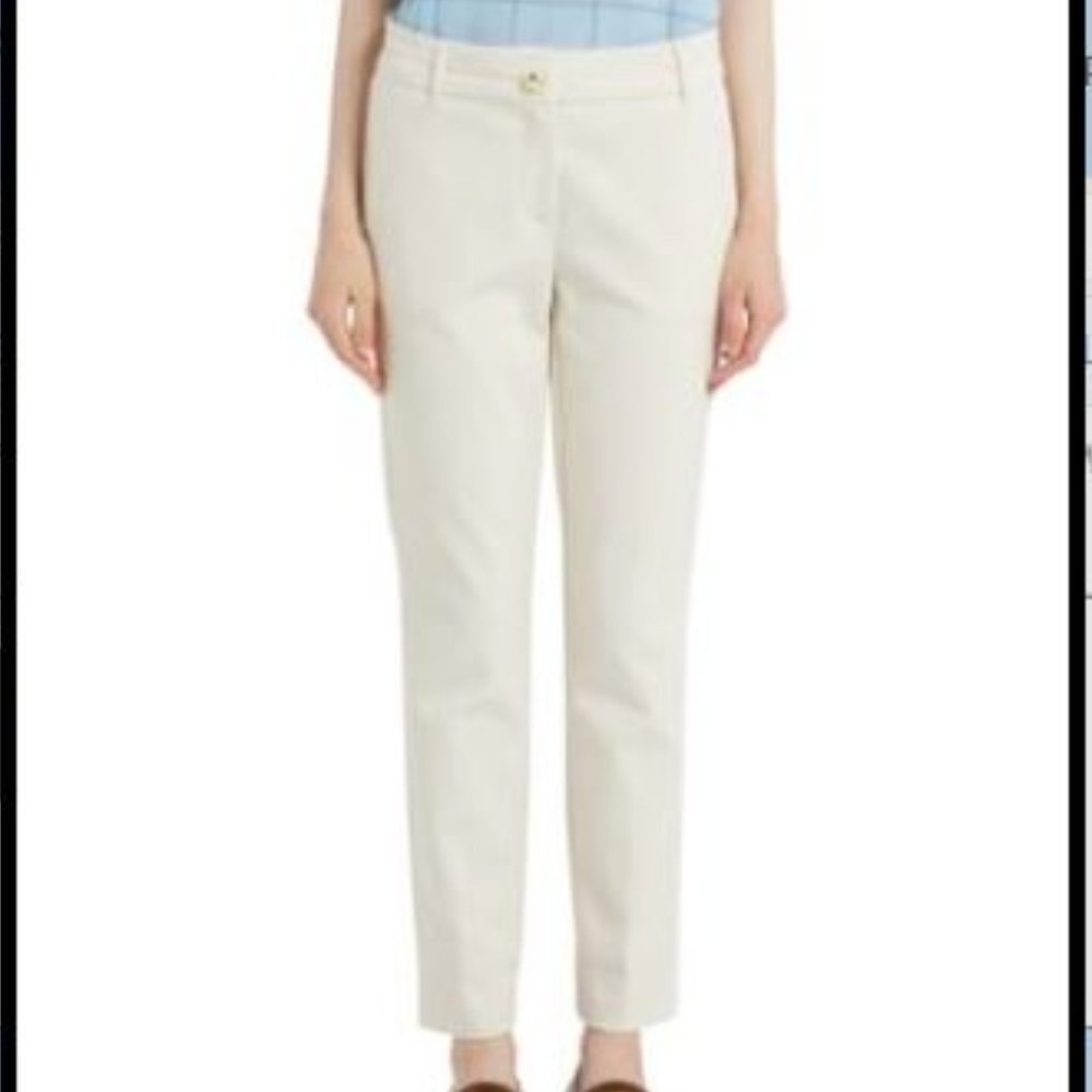 Marella Babele Chino Trousers Cream 6 New With Tags